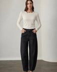 Barrel Premium Jean- Koyu Antrasit