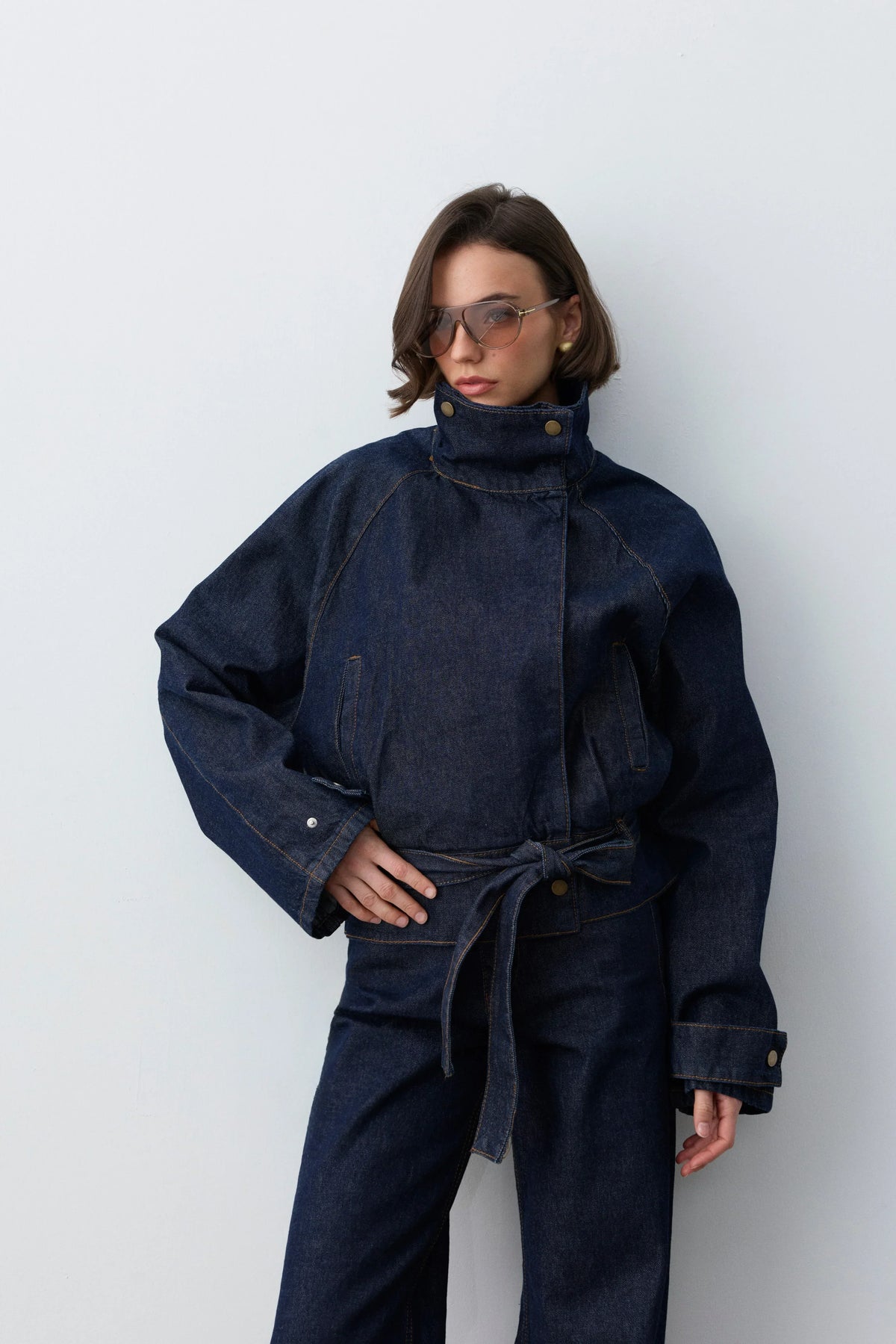 Moore Dik Yaka Denim Ceket - LE PORTRÉ