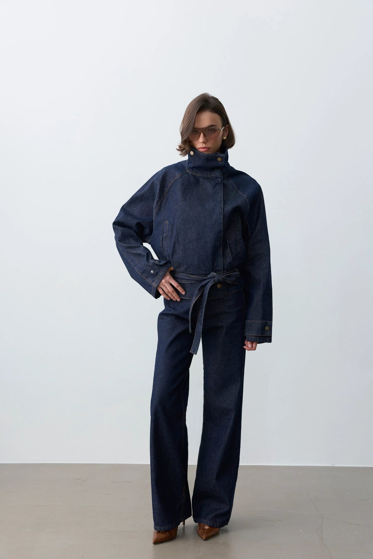 Moore Dik Yaka Denim Ceket - LE PORTRÉ