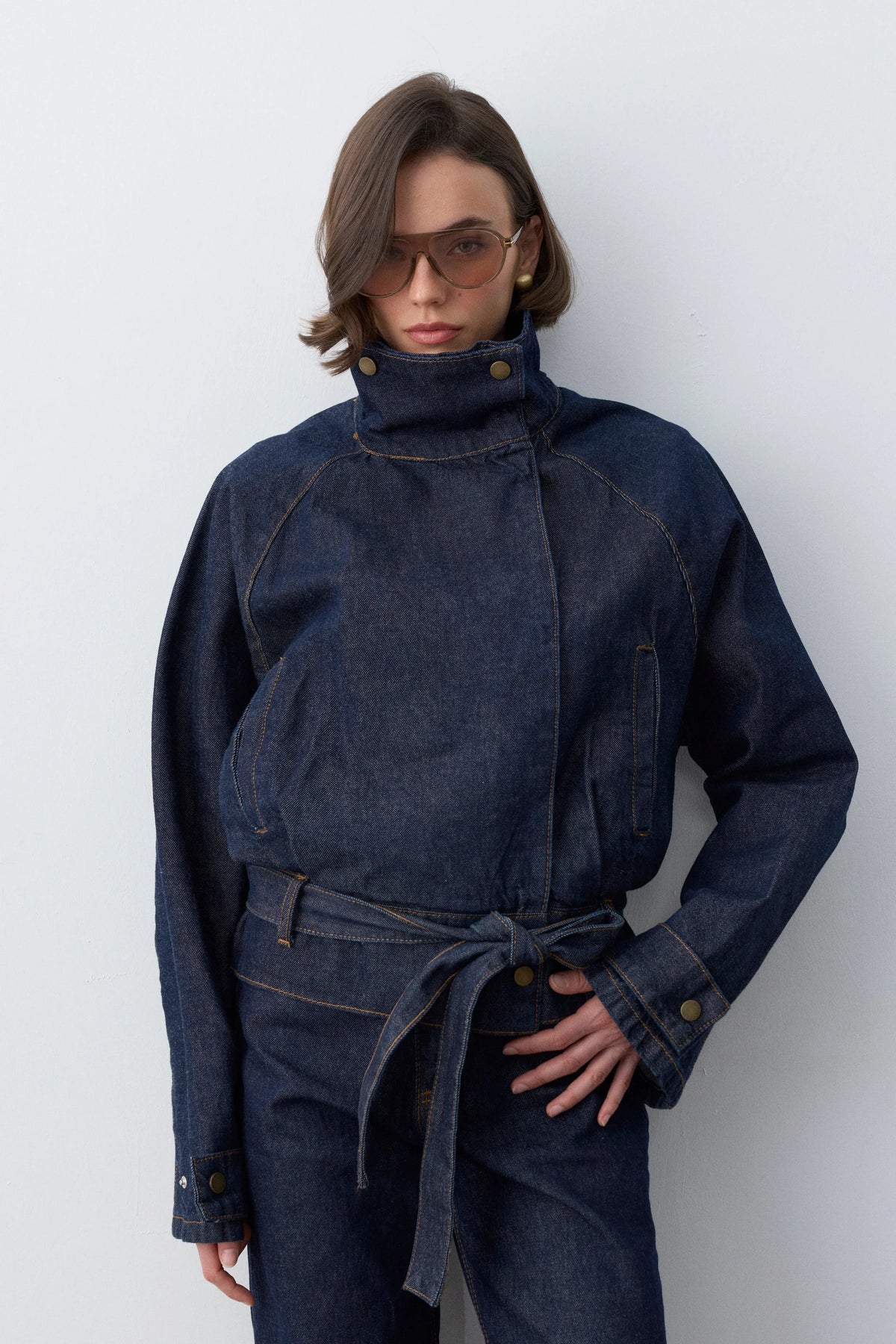 Moore Dik Yaka Denim Ceket - LE PORTRÉ