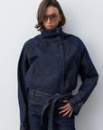 Moore Dik Yaka Denim Ceket - LE PORTRÉ
