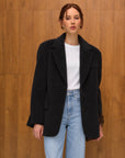 Allure Yün Blazer - Ceket Siyah