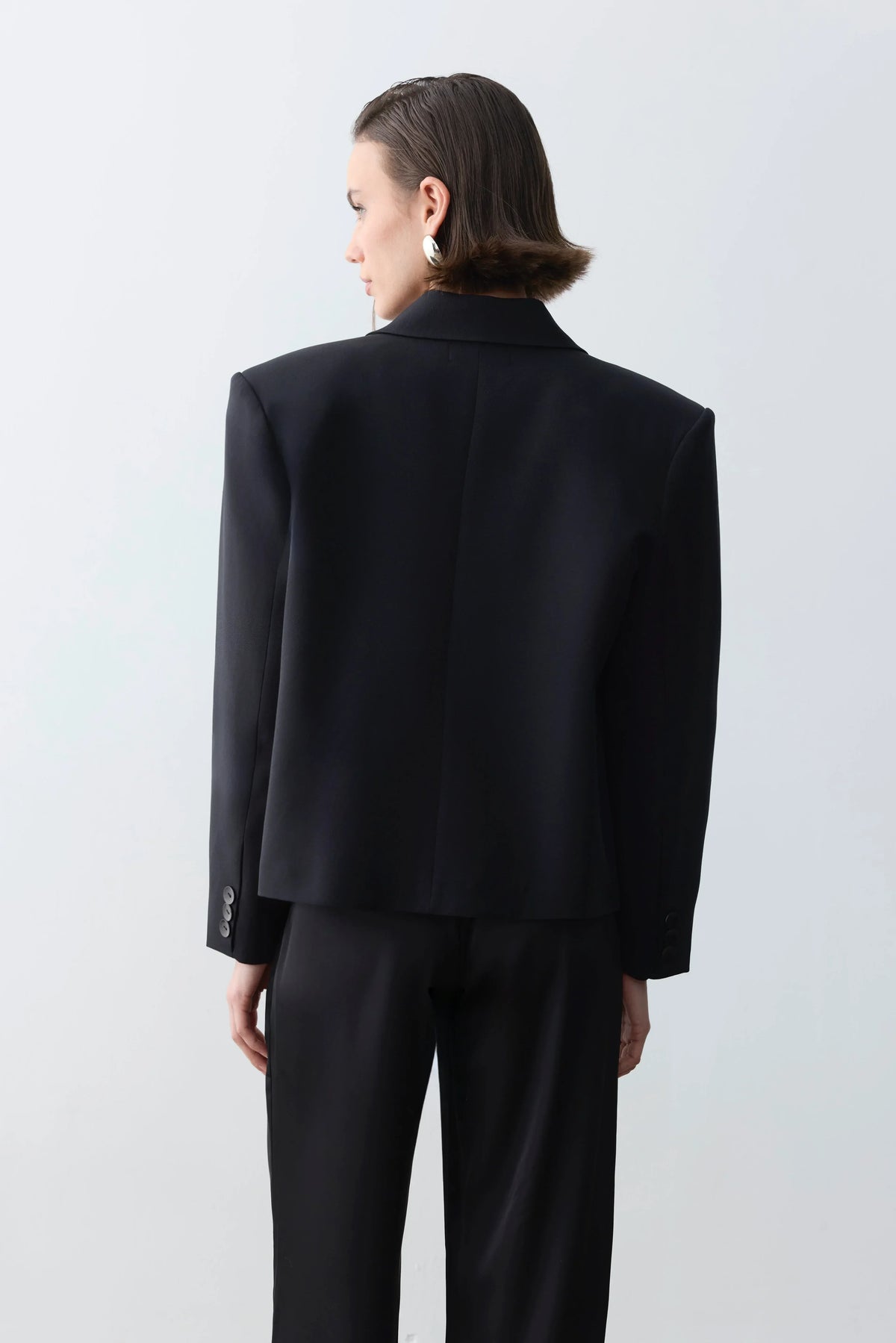 Monica Blazer Ceket - Siyah - LE PORTRÉ