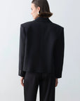 Monica Blazer Ceket - Siyah - LE PORTRÉ