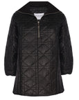 Triko Yakali Kapitone Sweatshirt - Siyah - LE PORTRÉ